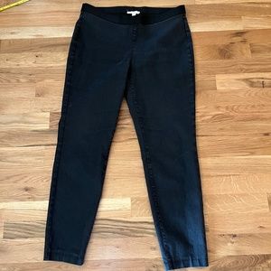 Eileen Fisher Black pull on cigarette pants sz PM